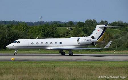 Gulfstream G550 | TC-KHG | untitled (Korfez Havacilik)  |  This is the sole Gulfstream G550 of Korfez Havacilik. It is seen here arriving from Istanbul. | Z&UUML;RICH (LSZH/ZRH) 24.08.2025