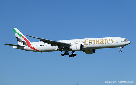 Boeing 777-35EER | A6-SIL | Presidential Flight  |  This Boeing 777-300 of the Presidentail Flight is now disguised as Emirates. | Z&UUML;RICH (LSZH/ZRH) 31.08.2025