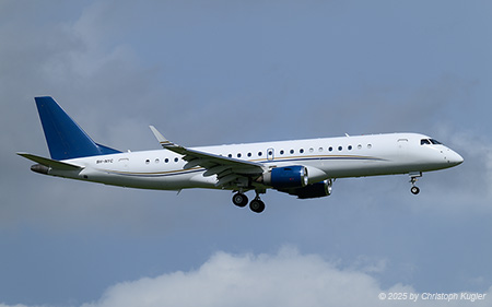 Embraer ERJ-190BJ Lineage 1000E | 9H-NYC | untitled (Air X Charter)  |  This Embraer ERJ-190 Lineage 1000 business jet is captured arriving from Budapest. | Z&UUML;RICH (LSZH/ZRH) 05.09.2025