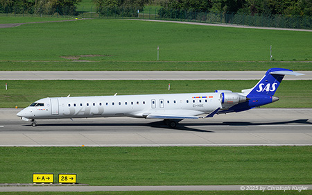Bombardier CRJ 900LR | EI-HSE | SAS Scandinavian Airlines System (CityJet)  |  This Bombardier CRJ 900 of Scandinavian Airlines is operating flight SAS604 to Copenhagen.  | Z&UUML;RICH (LSZH/ZRH) 14.09.2025