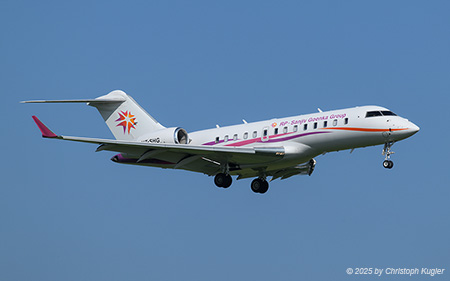 Bombardier BD.700 Global 5000 | VT-SHG | untitled (RPSG Resources)  |  This Bombardier Global 5000 is normally based at Kolkata, but is seen here arriving from Toulon.  | Z&UUML;RICH (LSZH/ZRH) 02.10.2025