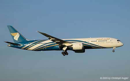 Boeing 787-9 | A4O-SI | Oman Air  |  Oman Air recently started with the seasonal flights between Zurich and Muscat using their Boeing 787 aircraft.  | Z&UUML;RICH (LSZH/ZRH) 10.10.2025