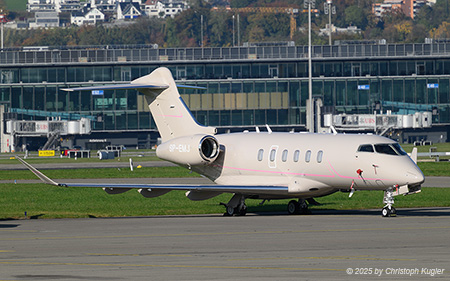 Bombardier Challenger 3500 | SP-EMJ | untitled (AMC Aviation)  |  This Bombardier Challenger 3500 has arrived 2 days ago from Northolt and is now parked in sector 9 at Zurich airport. | Z&UUML;RICH (LSZH/ZRH) 18.10.2025