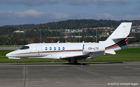 Textron Citation Latitude | CS-LTV | untitled (Netjets Europe)  |  This Textron Latitude of Netjets Europe is captured taxing to runway 10 in Zurich. | Z&UUML;RICH (LSZH/ZRH) 18.10.2025