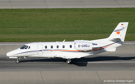 Cessna 560XLS Citation Excel | D-CHDJ | untitled (Silver Cloud Air)  |  This Cessna 560XLS of Silver Cloud Air is making a short trip to Basel. | Z&UUML;RICH (LSZH/ZRH) 04.11.2025