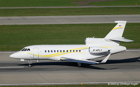 Dassault Falcon 900LX | D-ALFY | untitled (Luminair)  |  This Dassault Falcon 900LX was built in 2023 and was photographed as T7-DPR. Now it belongs to Luminair and is based in Hamburg. The aircraft is seen here departing on its flight for Farnborough. | Z&UUML;RICH (LSZH/ZRH) 04.11.2025