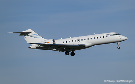 Bombardier BD.700 Global Express | D-AUWE | untitled (FAI rent-a-jet)  |  This Bombardier Global Express of FAI rent-a-jet is seen here shortly before touching down on runway 14 in Zurich. | Z&UUML;RICH (LSZH/ZRH) 05.11.2025