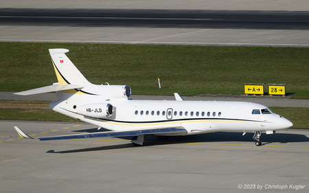 Dassault Falcon 8X | HB-JLD | untitled (MSC Aviation)  |  This Dassault Falcon 8X of MSC Aviation has spend the night in Zurich and is now returning to Geneva.  | Z&UUML;RICH (LSZH/ZRH) 18.11.2025