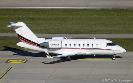 Bombardier Challenger 650 NG | CS-CLA | untitled (Netjets Europe)  |  This Bombardier Challenger 650 is taxing towards its parking position completing its flight from Angelholm. | Z&UUML;RICH (LSZH/ZRH) 18.11.2025