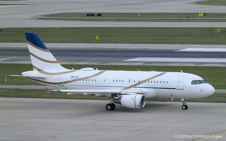 Airbus ACJ319-115X | 9H-LIV | untitled (Comlux Malta)  |  This Airbus ACJ319 VIP Jet has seen service with several companies before joining Comlux Malta's fleet.  | Z&UUML;RICH (LSZH/ZRH) 23.11.2025