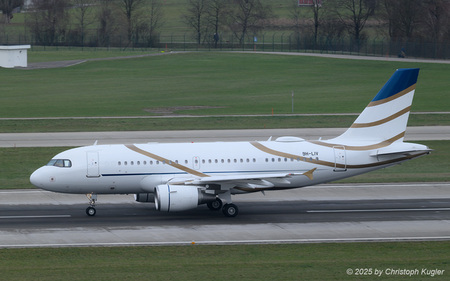 Airbus ACJ319-115X | 9H-LIV | untitled (Comlux Malta)  |  This Airbus ACJ319 is being repositioned to Geneva.  | Z&UUML;RICH (LSZH/ZRH) 23.11.2025