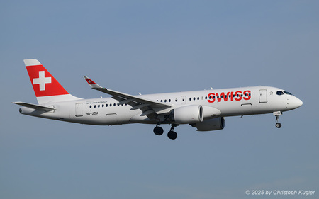 Bombardier CSeries 300 | HB-JCJ | Swiss International Air Lines  |  Same of the Bombardier CSeries 300 aircraft of  Swiss International Air Lines now also carry the 