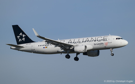 Airbus A320-214 | OO-SNP | Brussels Airlines  |  There are two Airbus A320 of Brussels Airlines to be painted in the Star Alliance scheme - one of them is OO-SNP depicted here. | Z&UUML;RICH (LSZH/ZRH) 20.12.2025