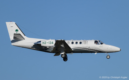 Cessna 550 Citation Bravo | HZ-134 | Kingdom of Saudi Arabia (Desert Wings Aviation)  |  The Royal Saudi Air Force is operating 4 aircraft of this type. This particular aircraft was delivered on 06OCT2005. | Z&UUML;RICH (LSZH/ZRH) 31.12.2025
