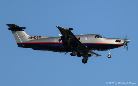 Pilatus PC-12/47E NGX | OH-DBM | untitled (Fly 7 Finland)  |  This Pilatus PC-12 of Fly 7 Finland is captured here on its flight from Geneva to Zurich. It later continued its journey to Samedan, Saanen and finally to Sion. | Z&UUML;RICH (LSZH/ZRH) 31.12.2025