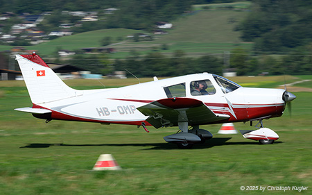 Piper PA-28 Cherokee | HB-OMP | untitled  |  This 1972-built PA-28 Cherokee is normally based at Berne. | LSZP 31.08.2025
