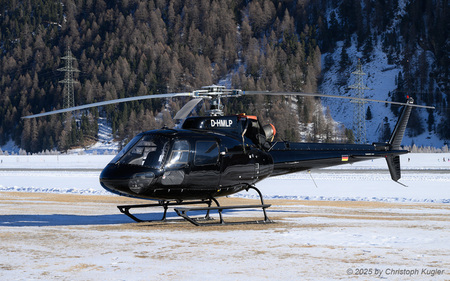 Eurocopter AS350 B2 Ecureuil | D-HMLP | private  |  This Ecureuil helicopter was built in 2007 and has been registered in NOV2020 as D-HMLP.  | SAMEDAN (LSZS/SMV) 27.12.2025