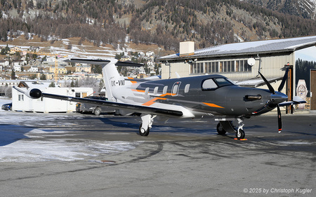 Pilatus PC-12/47G PRO | OK-VNI | untitled  |  This Pilatus PC-12 PRO arrived on 25DEC2025 from Linz. The aircraft was delivered on 24NOV2025 to the current owner.  | SAMEDAN (LSZS/SMV) 27.12.2025