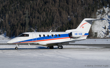 Pilatus PC-24 | HB-VGB | untitled (Cat Aviation)  |  This Pilatus PC-24 was registered as HB-VGB on 21AUG2025. It was previously registered as P4-RED. | SAMEDAN (LSZS/SMV) 27.12.2025