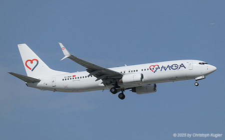 Boeing 737-85F | TC-MGP | Mavi Gök Aviation  |  This Boeing 737-800 of Mavi Gök Aviation is seen as flight MGH886 from Katowice. | ANTALYA (LTAI/AYT) 09.05.2025