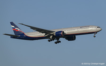 Boeing 777-300ER | RA-73150 | Aeroflot  |  This Boeing 777-300ER of Aeroflot is arriving at Antalya shortly before sunset operating flight AFL2124 from Moscow-Sheremetyevo | ANTALYA (LTAI/AYT) 09.05.2025