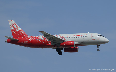Sukhoi Superjet 100 | RA-89103 | Rossiya Russian Airlines  |  This Sukhoi Superjet is captured arriving as flight AFL6735 from Sochi | ANTALYA (LTAI/AYT) 09.05.2025