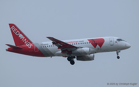 Sukhoi Superjet 100 | RA-89145 | Red Wings  |  This Sukhoi Superjet is captured operating Red Wings' flight RWZ4553 from Saransk. | ANTALYA (LTAI/AYT) 10.05.2025