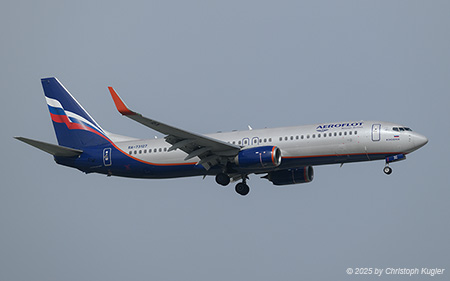 Boeing 737-8LJ | RA-73127 | Aeroflot  |  This Boeing 737-800 is operating Aeroflot's flight SU 792 from Yekaterinburg to Antalya. The flying time was 4h45m. | ANTALYA (LTAI/AYT) 10.05.2025