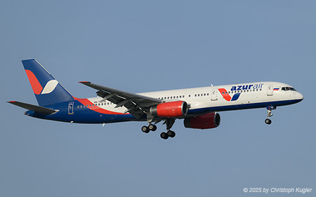 Boeing 757-28A | RA-73076 | Azur Air  |  This Boeing 757-200 of Azur Air is seen here operating flight AZV843 from Nizhny Novgorod. | ANTALYA (LTAI/AYT) 11.05.2025