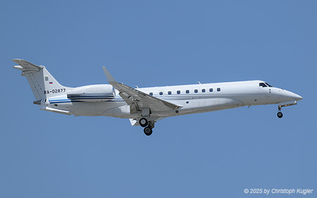 Embraer EMB-135BJ Legacy 650 | RA-02877 | untitled  |  This VIP Embraer EMB-135BJ Legacy 650 was a pleasant surprise. The aircraft is said to be based in Moscow-Vnukovo. | ANTALYA (LTAI/AYT) 13.05.2025