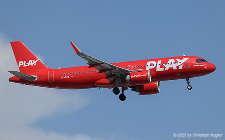 Airbus A320-251n | TF-PPA | Play  |  This Airbus A320neo is seen here operating flight FPY380 from Reykjavik to Antalya. A flight which latest 5:40 hours. The aircraft only returned the following day to Iceland. | ANTALYA (LTAI/AYT) 13.05.2025