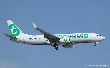 Boeing 737-86J | F-GZHJ | Transavia France  |  This Boeing 737-800 of Transavia France is seen here operating flight TVS3270 from Paris-Orly to Antalya. Transavia France operates a total of 66 Boeing 737 and 17 Airbus A320 aircraft. | ANTALYA (LTAI/AYT) 13.05.2025