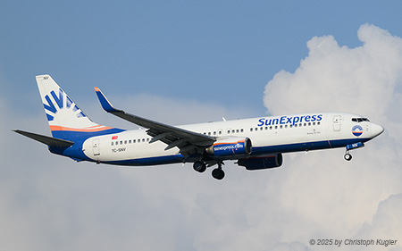 Boeing 737-86J | TC-SNV | SunExpress  |  This Boeing 737-800 of SunExpress is seen here arriving from Vienna as flight SXS191. | ANTALYA (LTAI/AYT) 13.05.2025