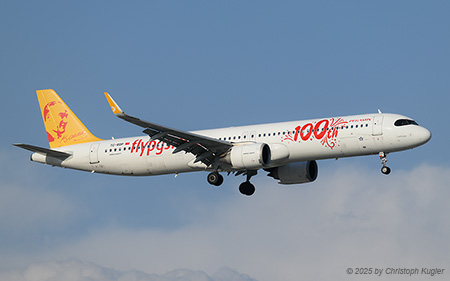 Airbus A321-251nx | TC-RDP | Pegasus Airlines  |  This Airbus A321 has been painted in the 100th special colours with Mustafa Kemal Ataturk in the tail. | ANTALYA (LTAI/AYT) 13.05.2025