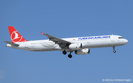 Airbus A321-231 | TC-JRK | Turkish Airlines  |  This Airbus A321 of Turkish Airlines is seen here operating flight THY3039 from Moscow-Vnukovo wich a delay of 3 hours. | ANTALYA (LTAI/AYT) 13.05.2025