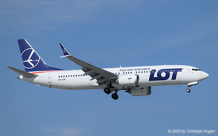 Boeing 737 MAX 8 | SP-LVN | LOT Polish Airlines  |  This Boeing 737 MAX 8 of LOT is seen here operating flight LOT6321 from Katowice to Antalya. | ANTALYA (LTAI/AYT) 14.05.2025
