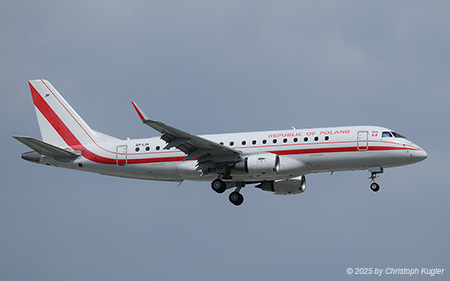 Embraer ERJ-175LR | SP-LIH | Polish Air Force  |  The arrival of this Embraer ERJ-175 of the Polish Government is also linked to the informal meeting of the NATO foreign minister held at Antalya. | ANTALYA (LTAI/AYT) 14.05.2025