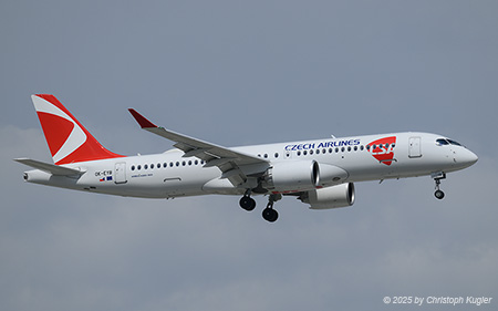 Airbus A220-300 | OK-EYB | Smart Wings  |  This Airbus A220-300 of Smart Wings is painted in the colours of the predecessor - CSA Czech Airlines. | ANTALYA (LTAI/AYT) 14.05.2025