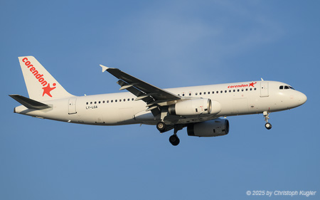 Airbus A320-232 | LY-LGA | Corendon Airlines  |  This Airbus A320 is the sole aircraft of Global Airways and has been leased to Corendon Airlines. The aircraft is seen here arriving from Hannover as flight CAI4882. | ANTALYA (LTAI/AYT) 15.05.2025