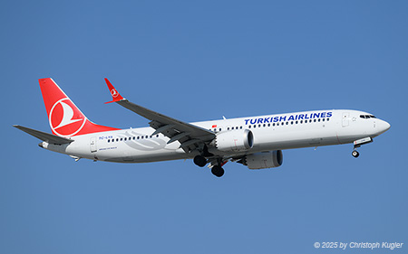 Boeing 737 MAX 9 | TC-LYA | Turkish Airlines  |  This Boeing 737 MAX 9 is seen here returning from Chisinau as flight THY3253. | ANTALYA (LTAI/AYT) 15.05.2025