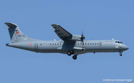 ATR 72-212A (600MUA) | TCB703 | Turkish Navy  |  This ATR 72 of the Turkish Navy is seen here arriving from the Dalaman area. | ANTALYA (LTAI/AYT) 15.05.2025