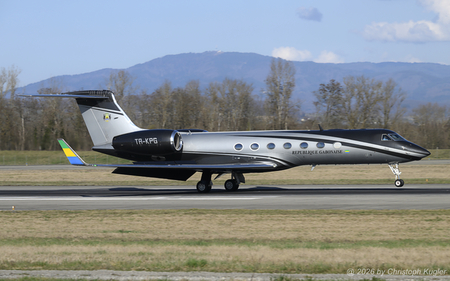 Gulfstream G550 | TR-KPG | Republique Gabonaise  |  This Gulfstream G550 of the Republic of Gabon is arriving non-stop from Libreville where the aircraft is based. | BASLE (LFSB/BSL) 02.03.2026