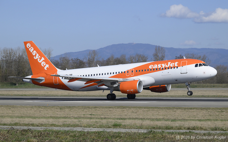 Airbus A320-214 | HB-JXB | EasyJet Switzerland  |  This Airbus A320 of EasyJet is seen here returning from its flight to Lisbon. | BASLE (LFSB/BSL) 02.03.2026
