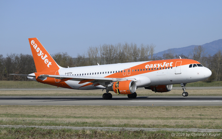 Airbus A320-214 | G-EZTH | easyJet UK  |  This Airbus A320 of easyJet UK is seen here operating flight EZY2881 from Bristol to Basel. | BASLE (LFSB/BSL) 02.03.2026