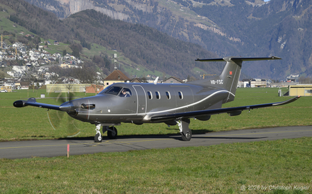 Pilatus PC-12/47G PRO | HB-FSC | Pilatus Flugzeugwerke  |  The last plane to return from a pre-delivery test flight was this Pilatus PC-12/47G PRO. | BUOCHS (LSZC/BXO) 25.02.2026