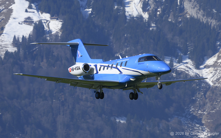 Pilatus PC-24 | HB-VSA | Pilatus Flugzeugwerke  |  The third prototype of the Pilatus PC-24 is still being used for many tests. It is seen here in front of Mount Pilatus. | BUOCHS (LSZC/BXO) 25.02.2026