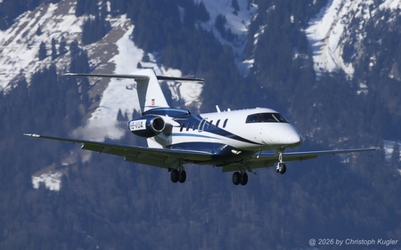 Pilatus PC-24 | HB-VUA | Pilatus Flugzeugwerke  |  This Pilatus PC-24 is seen here returning from a pre-delivery testflight in front of Mount Pilatus. | BUOCHS (LSZC/BXO) 25.02.2026