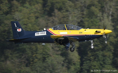 Pilatus PC-21 | HB-HXD | Pilatus Flugzeugwerke (Royal Canadian Air Force)  |  This Pilatus PC-21 is depicted here just after a touch-and-go. | BUOCHS (LSZC/BXO) 12.08.2026