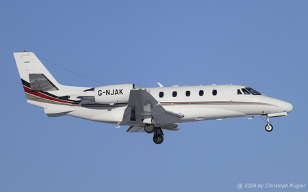 Cessna 560XLS Citation Excel | G-NJAK | untitled (Netjets UK)  |  This Cessna Excel was flying for Netjet Europe before being transferred to Netjet UK on 14NOV2025. | Z&UUML;RICH (LSZH/ZRH) 03.01.2026