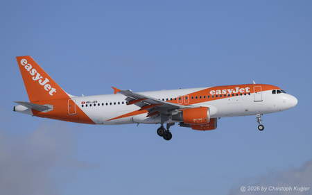Airbus A320-214 | HB-JZR | EasyJet Switzerland  |  This Aribus A320 of EasyJet Switzerland is seen here arriving from London-Stansted as flight EZS1542. | Z&UUML;RICH (LSZH/ZRH) 03.01.2026